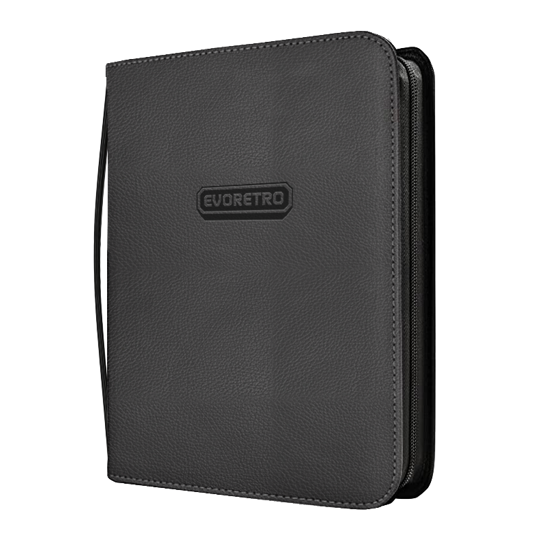 Evoretro 9-Pocket Top Loader Binder 216 Card holder - Black