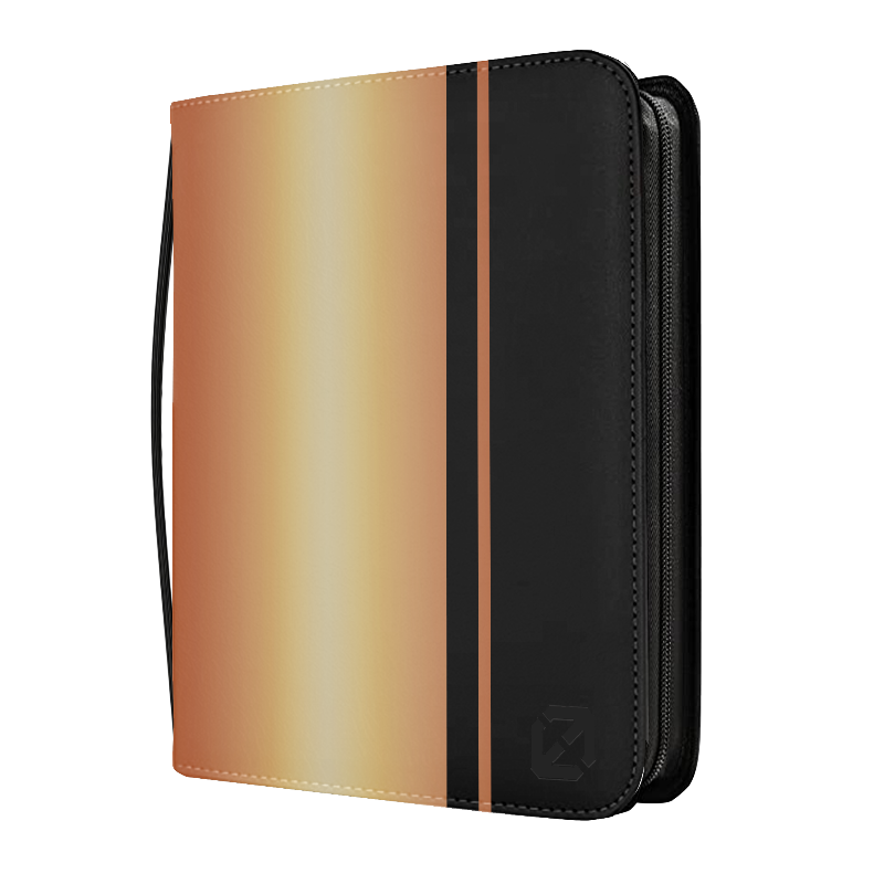 Evoretro 9-Pocket Top Loader Binder 216 Card holder - Gold/Black