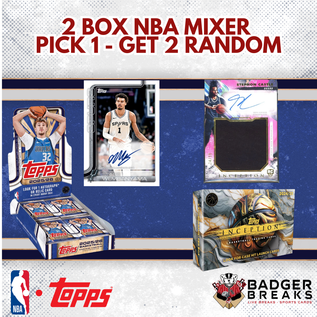 2 Box NBA Mixer #2 - PICK 1 / GET 2 RANDOM