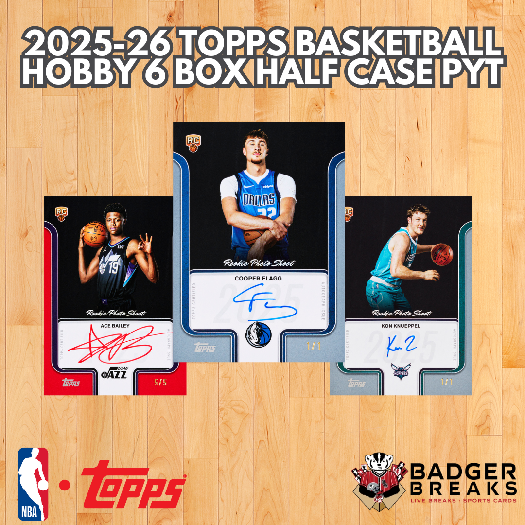 2025-26 Topps Basketball Hobby 6 Box Half Case #1 - PICK YOUR TEAM