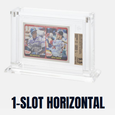 Fanatics Acrylic 1 Slot Horizontal Display for Graded Case