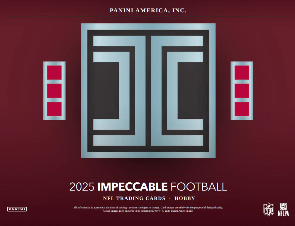 2025 Panini Impeccable Football Hobby 3 Box Case #1 - PICK YOUR TEAM