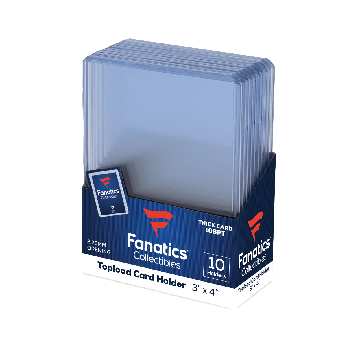 card sleeves and toploaders Fanatics Toploaders Card Holder 108pt (10-Count)