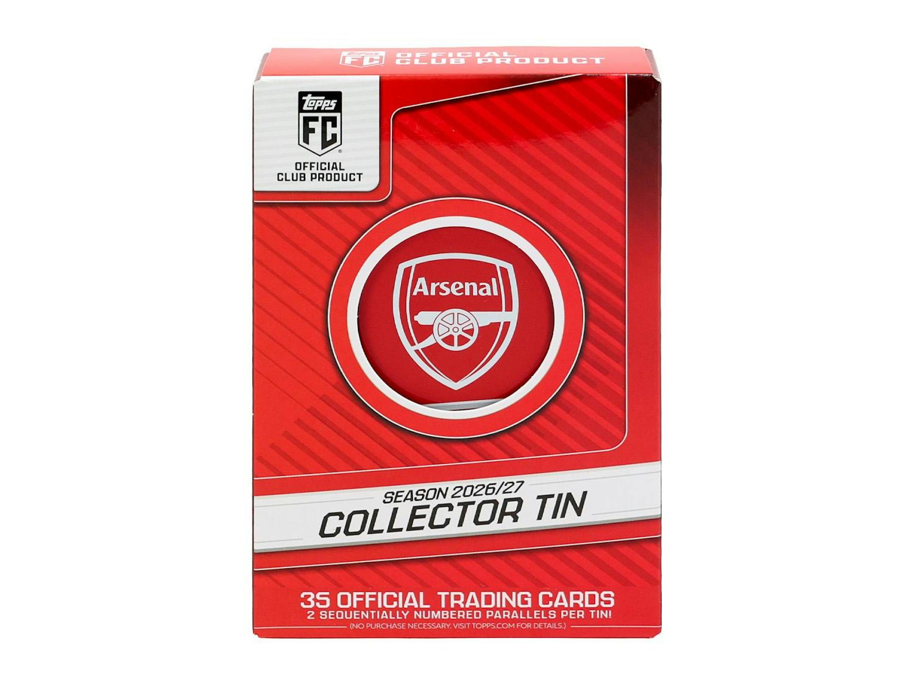 2026/27 Topps Arsenal FC Soccer Collector Tin