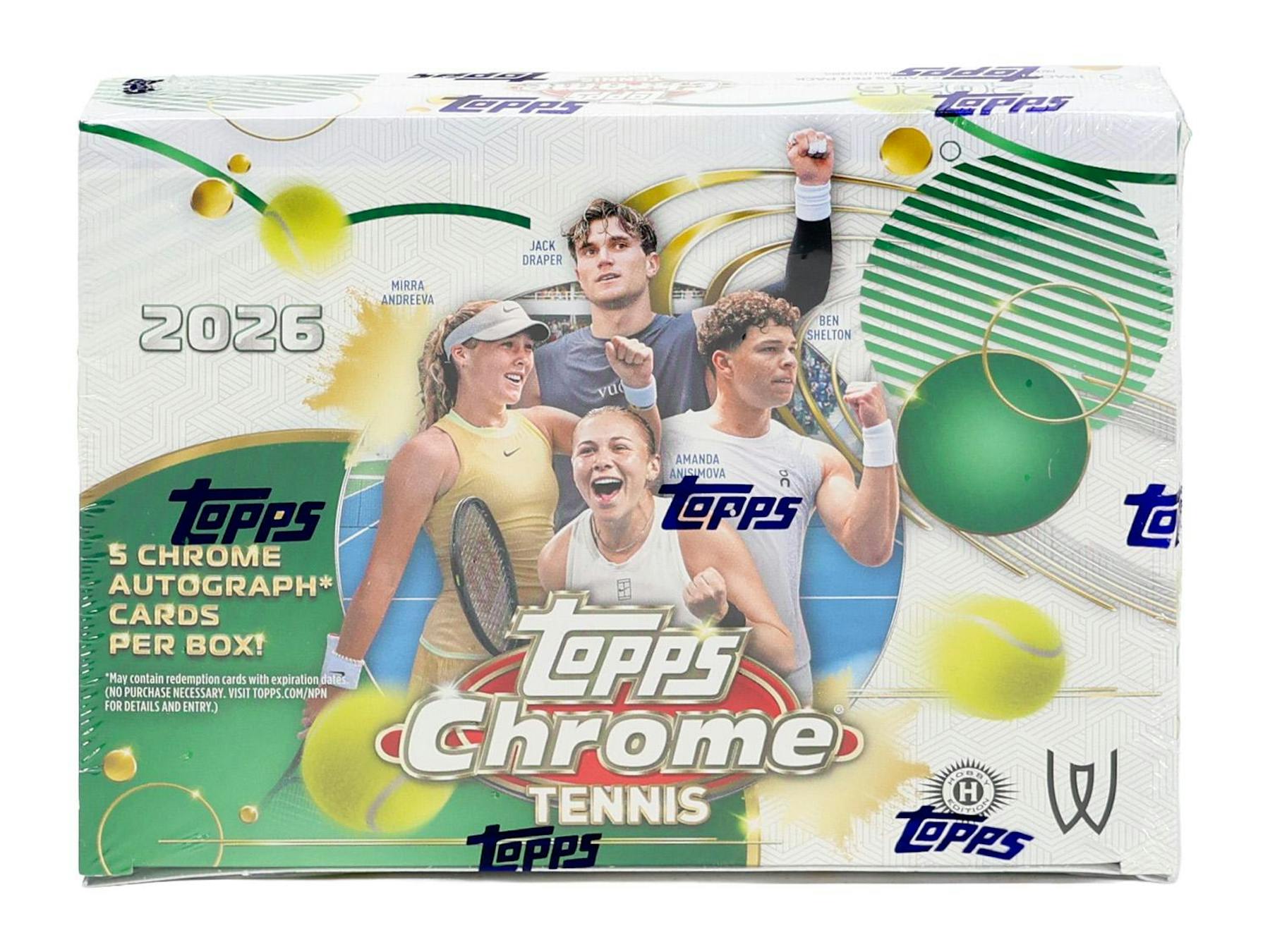 2026 Topps Chrome Tennis Delight Box