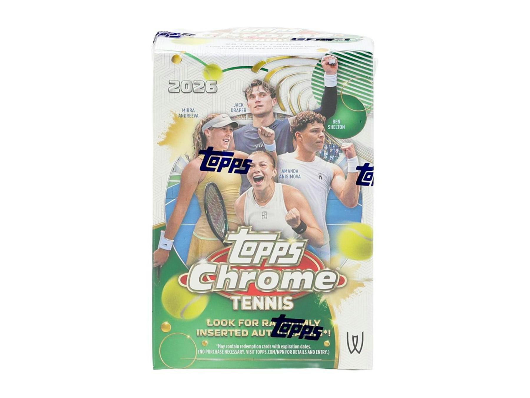 2026 Topps Chrome Tennis Blaster Box