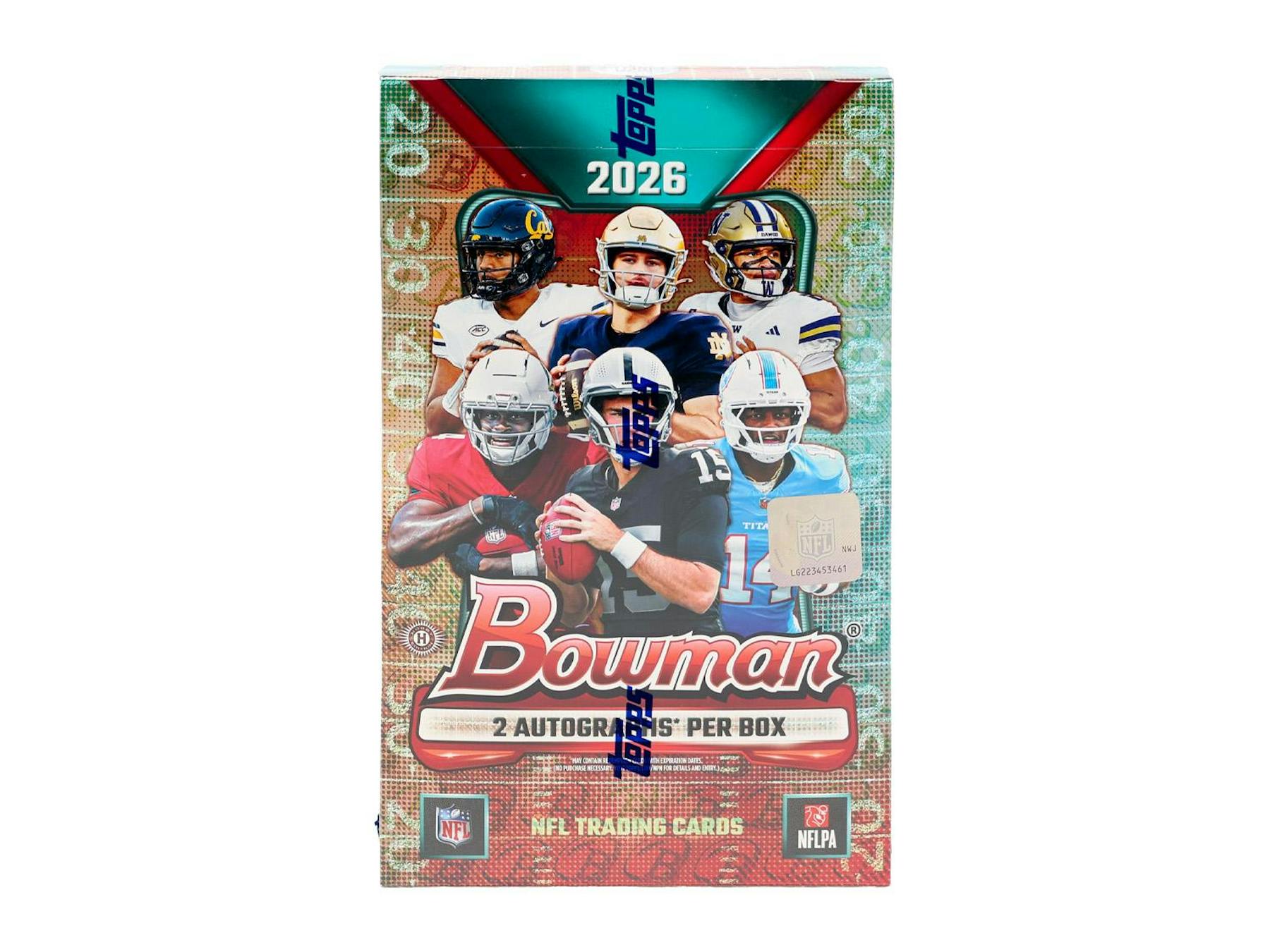 2026 Bowman Football Hobby Box - LIMIT 2 - WRAPPER OFF