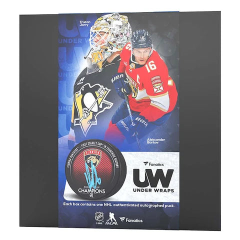 Fanatics Authentic 2024 Under Wraps Autographed Single Hockey Puck Mystery 3 Box Break #2 - Random Teams