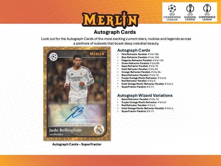 2024/25 Topps UEFA Club Competitions Merlin Chrome Soccer Hobby 3 Box Break #1 - PICK YOUR TEAM
