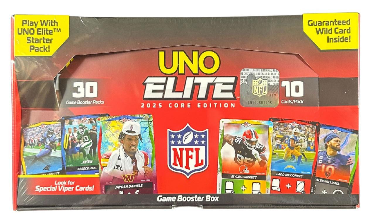 2025 UNO Elite Football Core Edition Booster Box