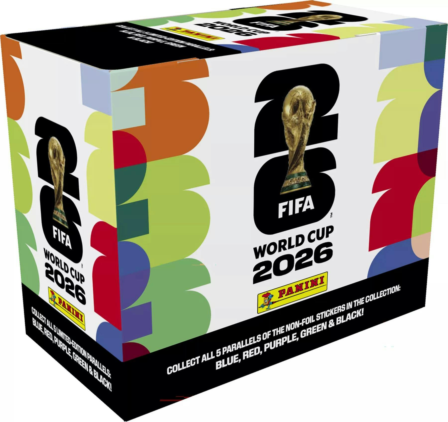 2026 Panini FIFA World Cup Soccer 25-Pack Sticker Box - U.S. Version