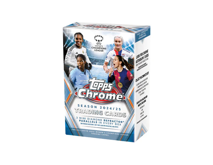 2024-25 Topps Chrome UEFA Women's Champions League Blaster Box
