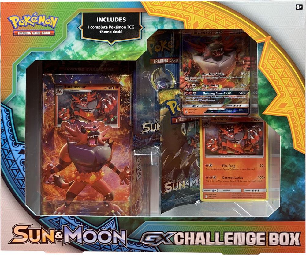 Pokemon: Sun & Moon GX Challenge Box [Incineroar] - SM Base Set (SM01)
