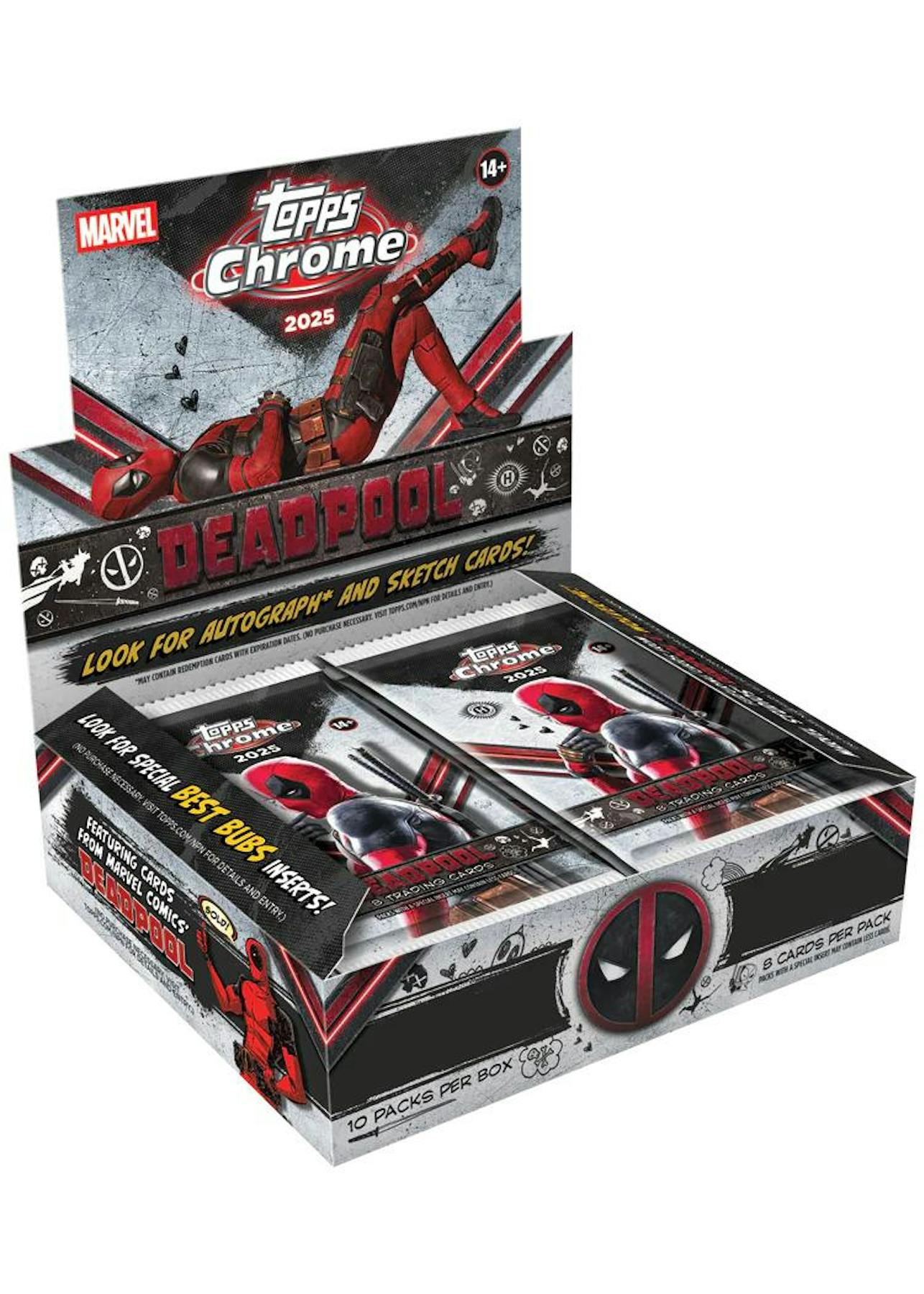 2025 Topps Deadpool Chrome Hobby Box