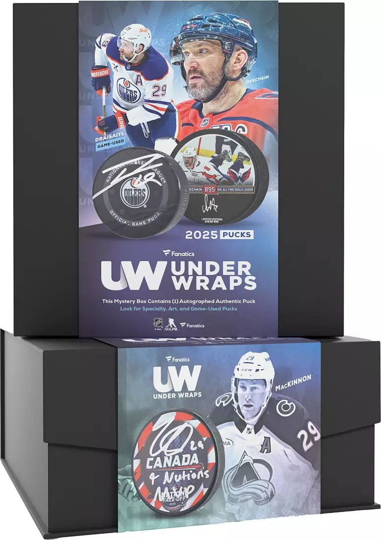 NHL 2025 Under Wraps Autographed Puck NHL 2025 Under Wraps Autographed Puck