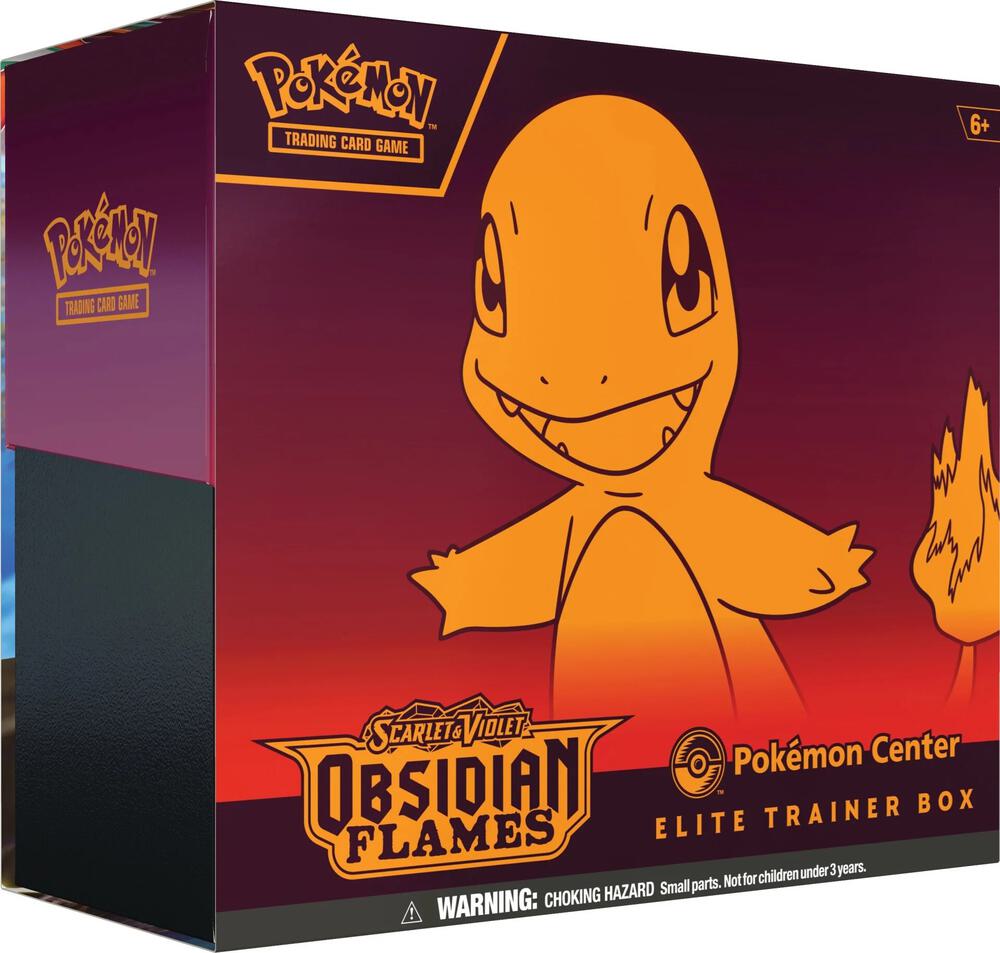 Pokemon Scarlet & Violet: Obsidian Flames POKEMON CENTER Elite Trainer Box