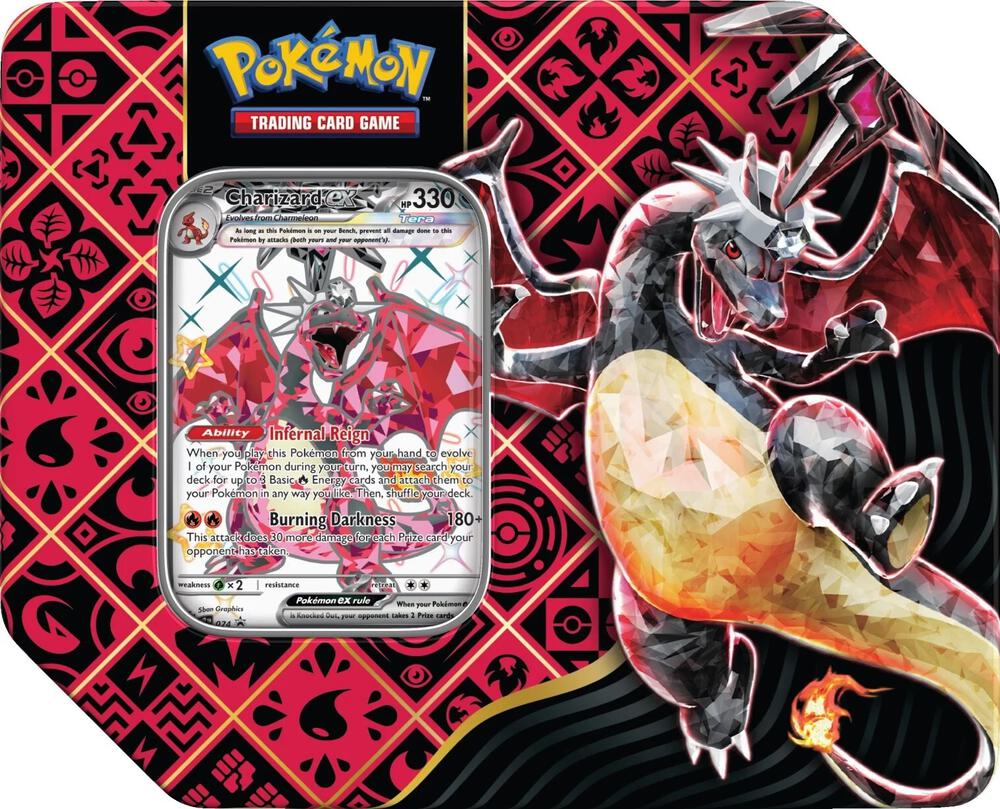 charizard pokemon card tin Are these Pokmon's BEST Tins Ever? (Mega Ex) Each booster pack contains 10 cards Unboxing Charizard EX Tins: Worth