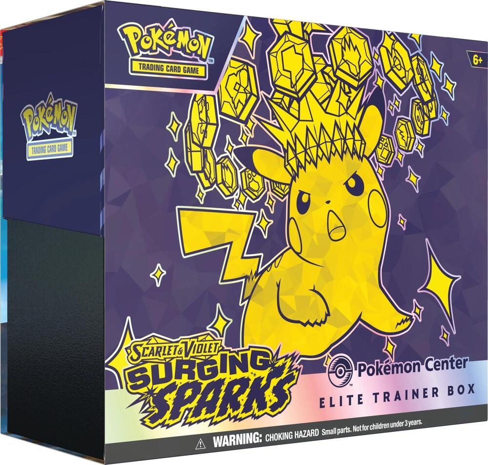 Pokemon Scarlet & Violet: Surging Sparks Pokemon Center Elite Trainer Box