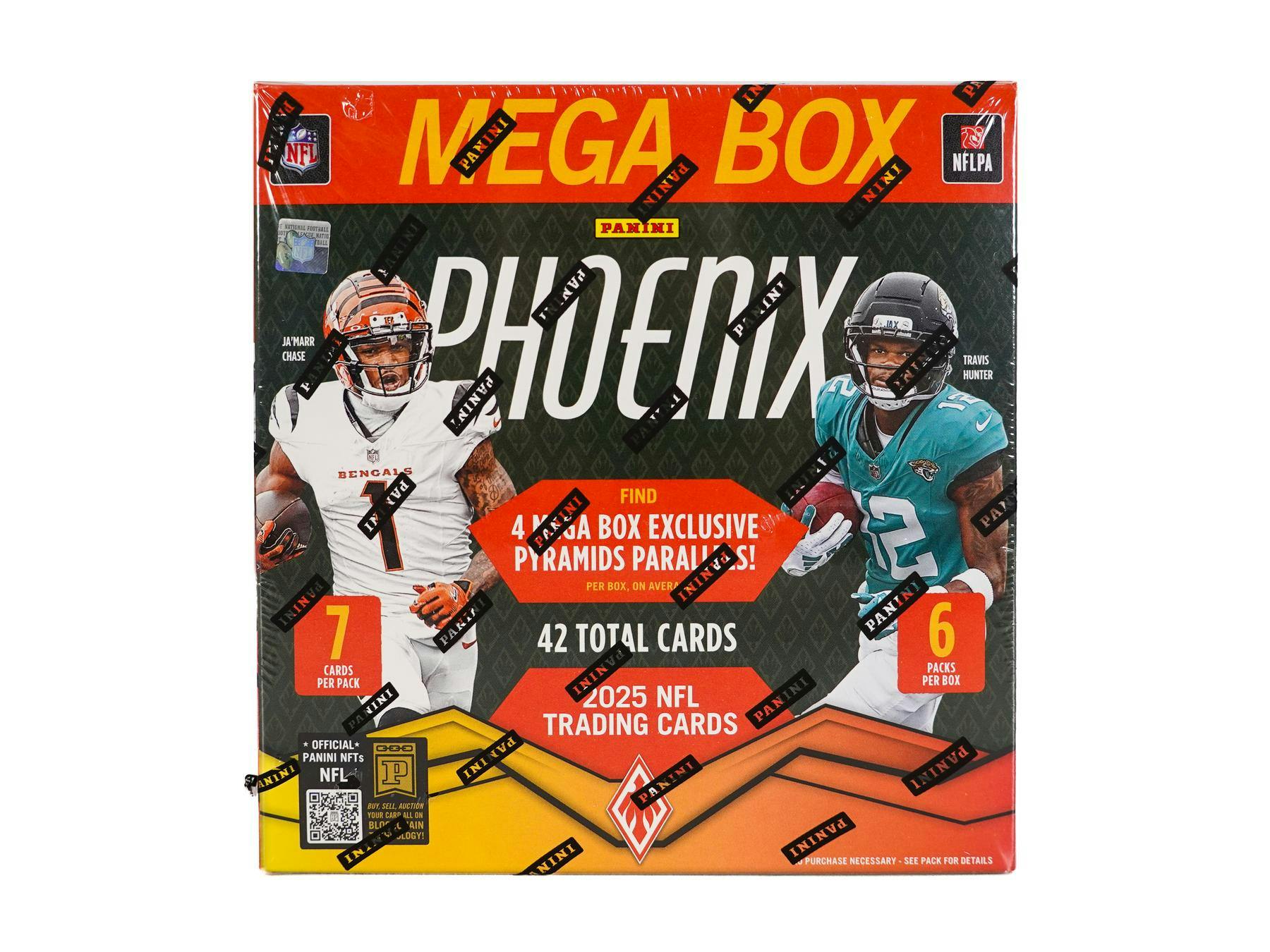 2025 Panini Phoenix Football Mega Box (Pyramids Parallels)