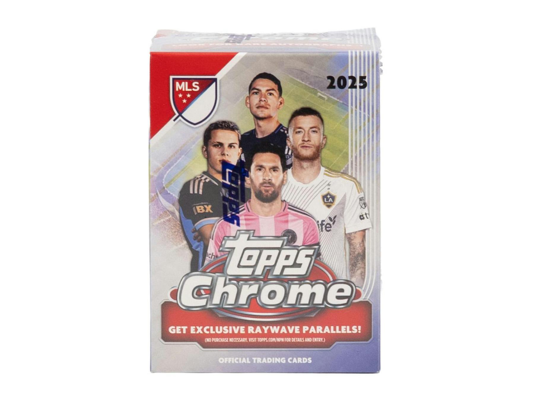 2025 Topps MLS Major League Soccer Chrome Blaster Box