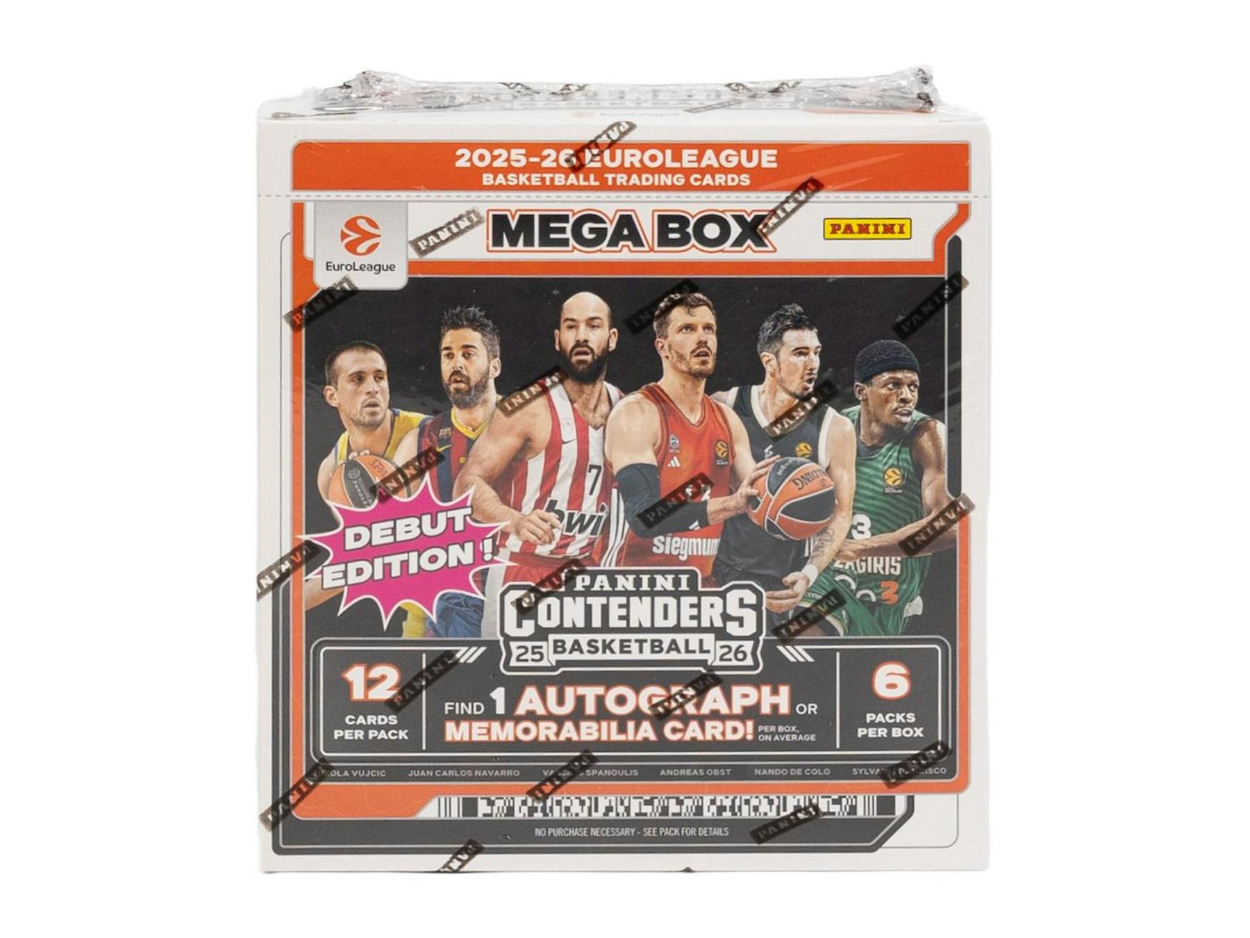 2025/26 Panini Contenders EuroLeague Basketball Mega Hobby Box