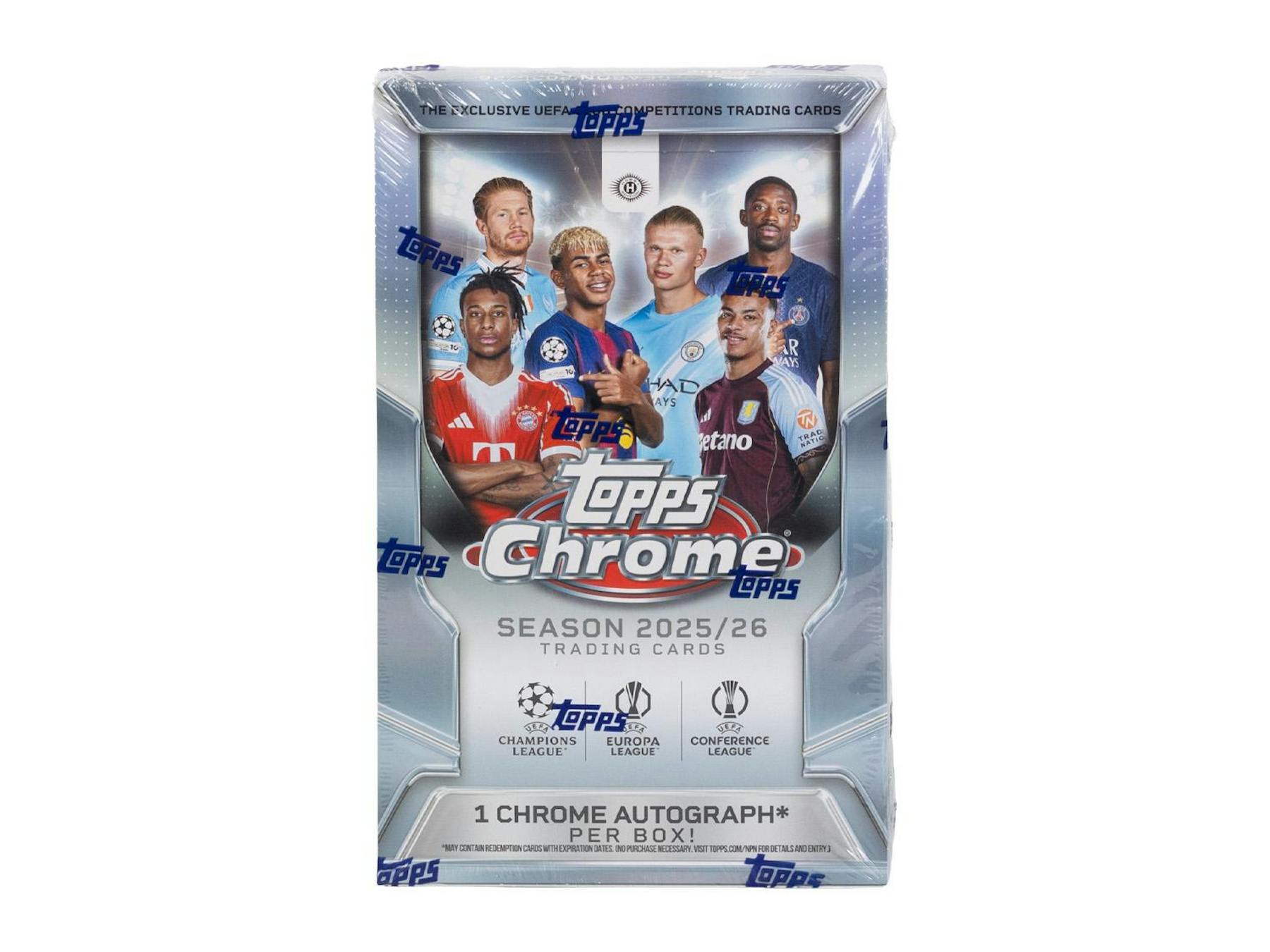 2025/26 Topps Chrome UEFA Club Competitions Soccer Hobby Box