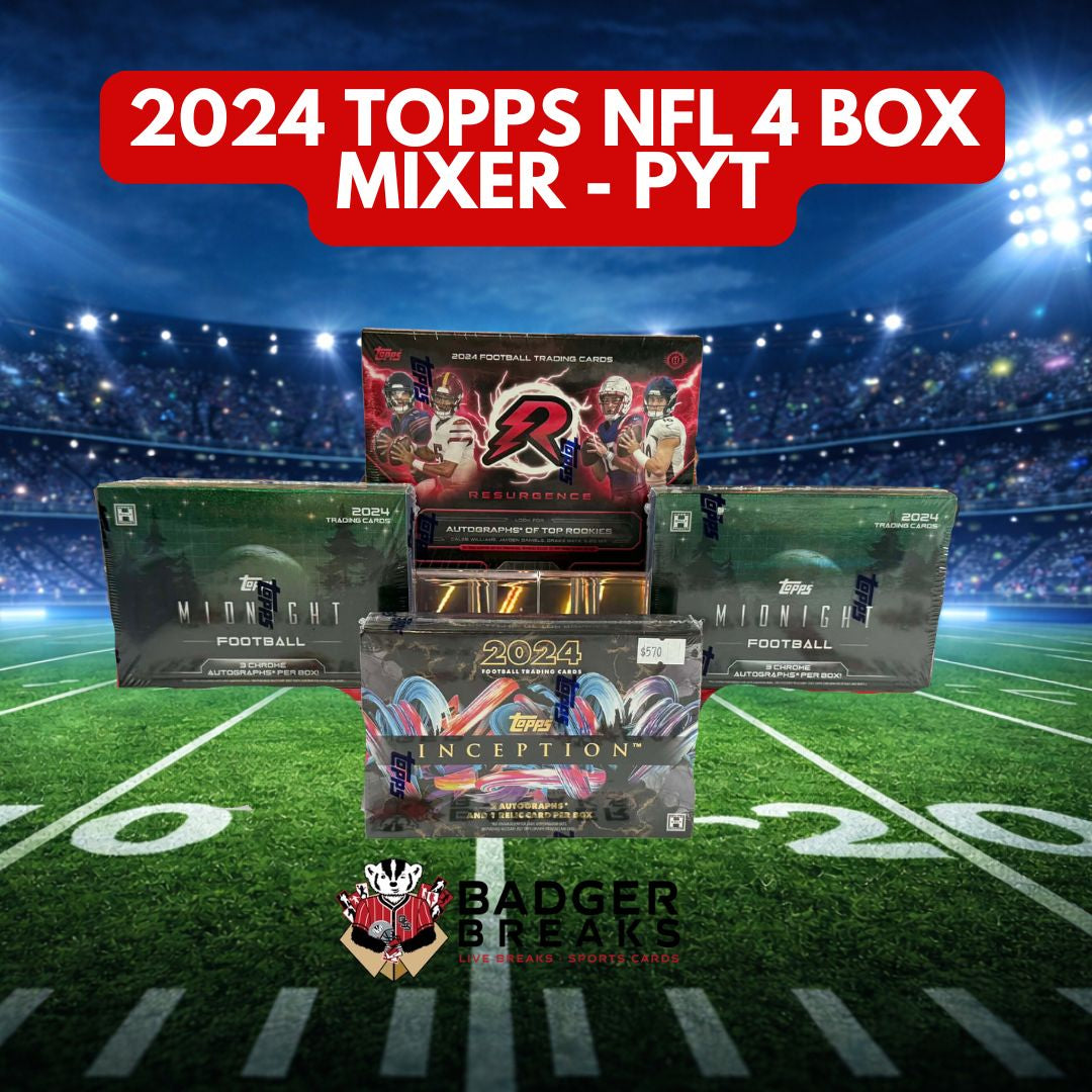 2024 Topps NFL 4 Box Mixer #1 - PICK YOUR TEAM