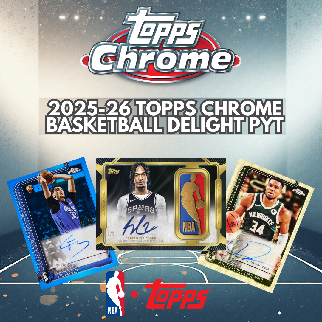 *DISCOUNTS* 2025/26 Topps Chrome Basketball Breaker's Delight 6 Box Case #1 - PICK YOUR TEAM - BADGER XMAS PROMO X3!