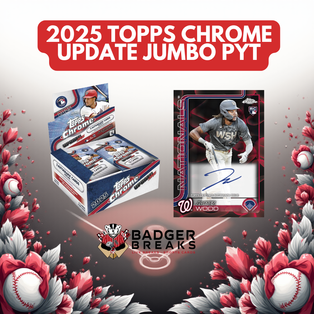 *DISCOUNTS* 2025 Topps Chrome Update Series Baseball Jumbo 2 Box Break #3 - PICK YOUR TEAM + BADGER XMAS PROMO