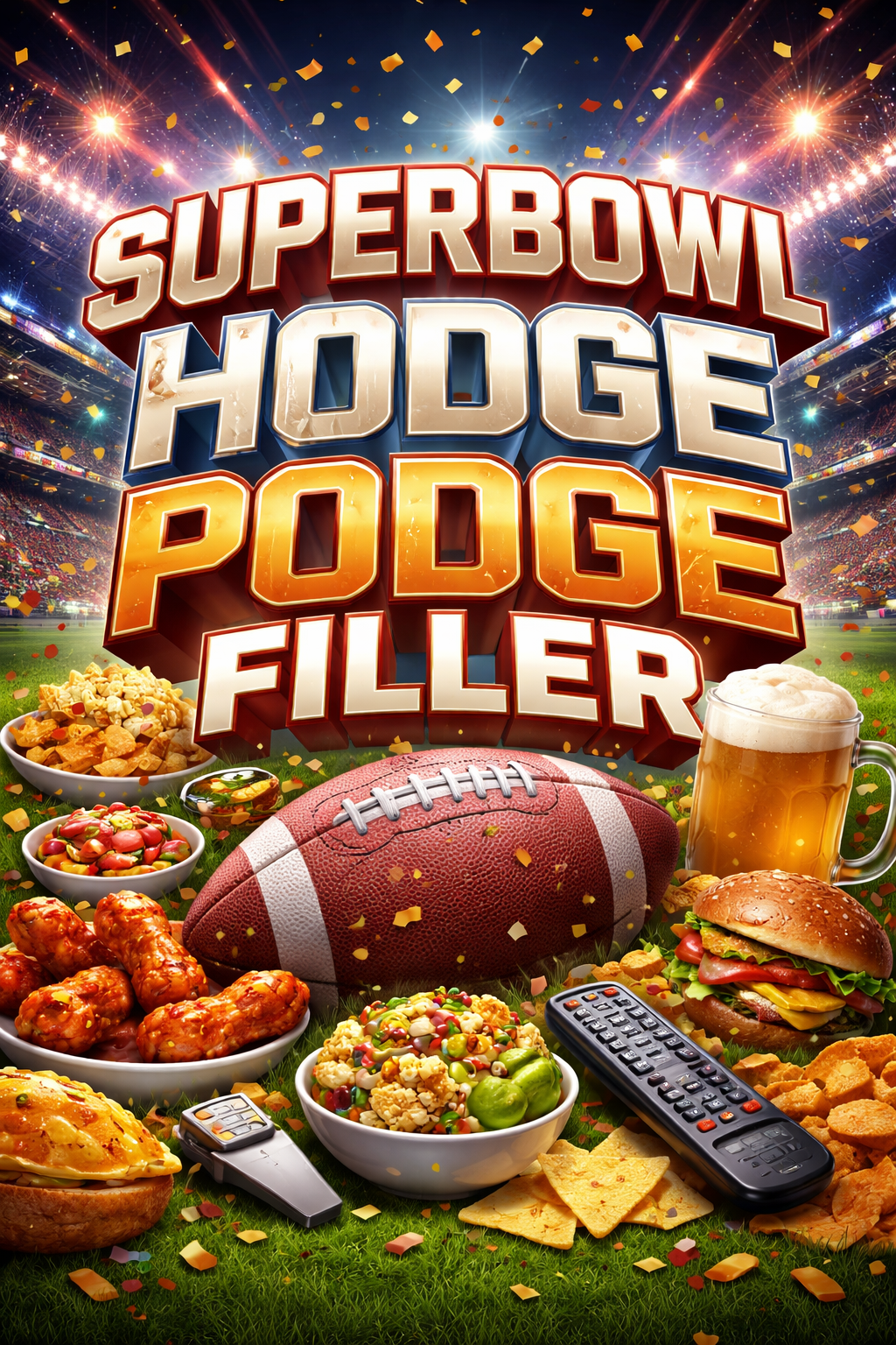 SUPERBOWL HODGE PODGE FILLER #1 - PICK YOUR SPOT
