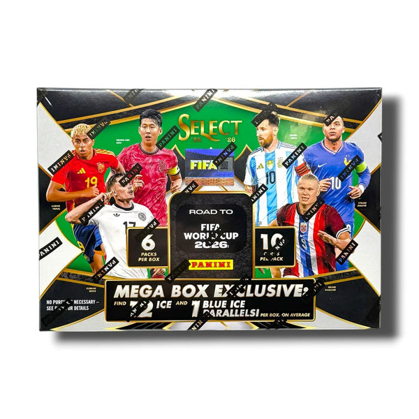 2025/26 Panini Select Road to FIFA World Cup Soccer Hobby Mega Box