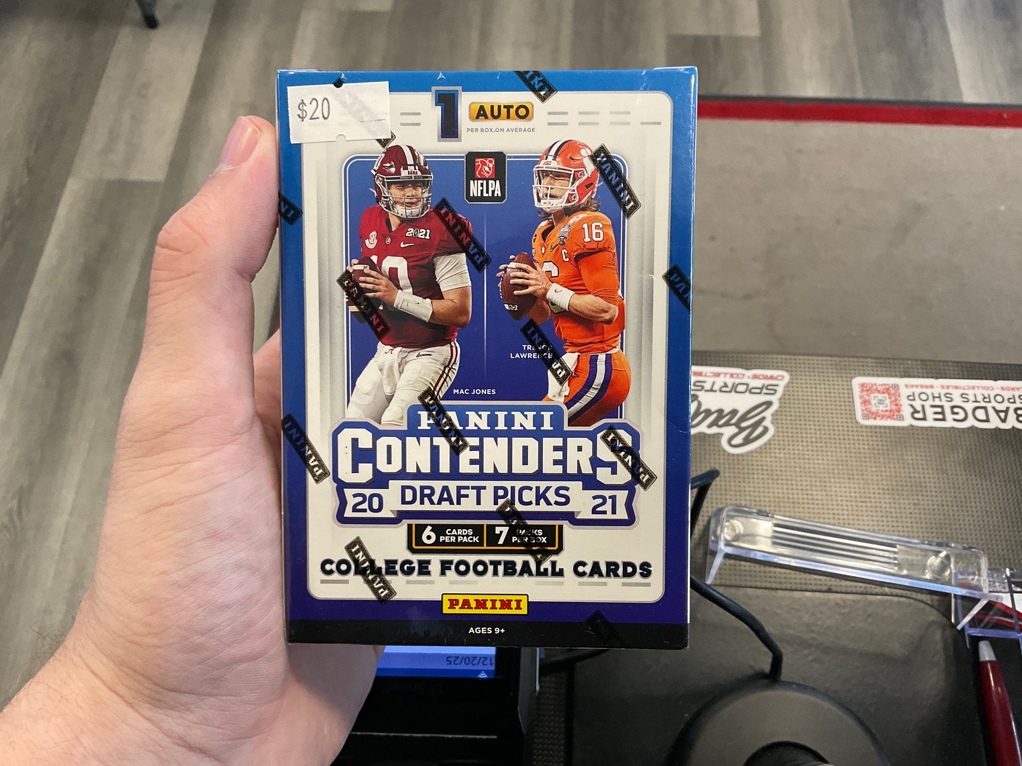 2021 Panini Contenders Draft Picks FB Blaster Box