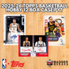 2025-26 Topps Basketball Hobby 12 Box Case #1 - PICK YOUR TEAM