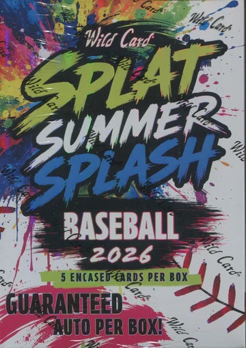 2026 Wild Card Splat Summer Splash Baseball Box