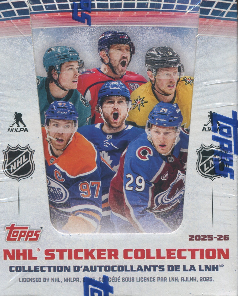 2025-26 Topps NHL Sticker Collection Hobby Box