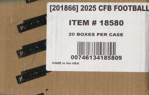 2025 Panini Prizm Draft Picks Football Hobby Blaster 20-Box Case