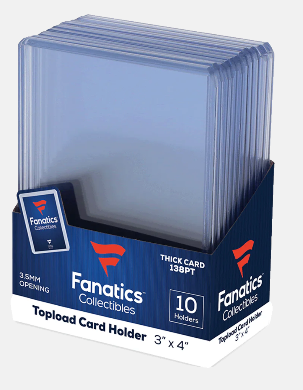 toploader card sleeve Fanatics Toploaders Card Holder 108pt (10-Count)