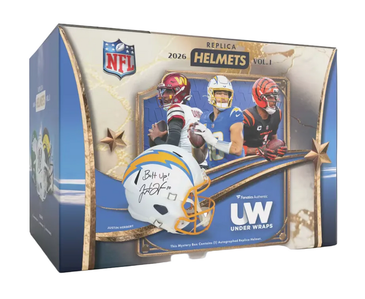 2026 Under Wraps Autographed NFL Replica Helmets Volume I