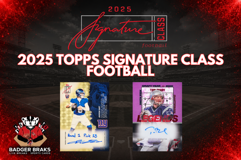 #0002 - 2025 Topps Signature Class Football Hobby 6 Box Break #1 - Random Teams