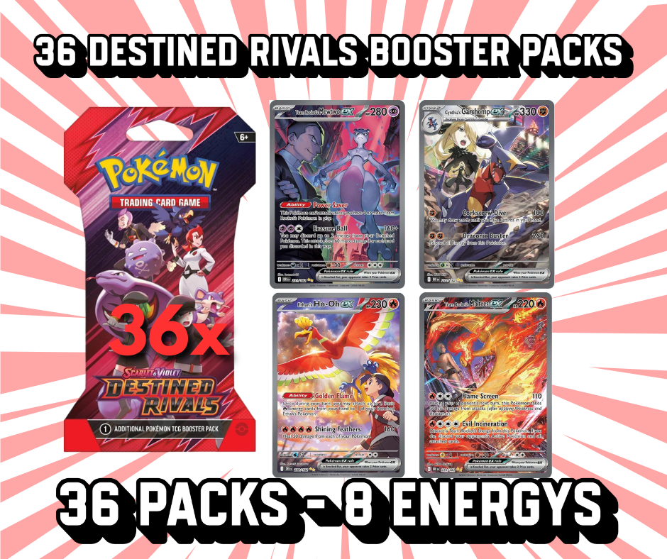 DESTINED RIVALS SLEEVED BOOSTER PACKS | 36 SLEEVED PACKS | PICK YOUR ENERGY