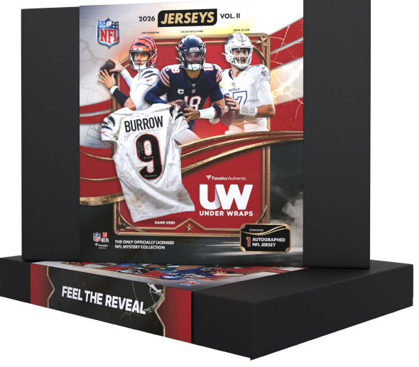 2026 Under Wraps Autographed NFL Jerseys Volume II