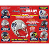 2020 Tristar Totally Tom Brady Autographed Full Size Football Helmet Box