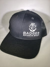 Black Trucker Hat - Badger Sports Shop